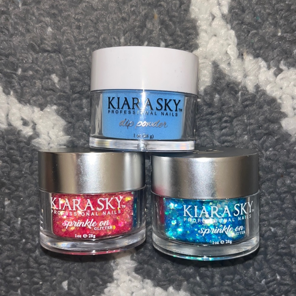 Kiara Sky Acrylic Take Me To Paradise, Cherry Lime and I See Blue